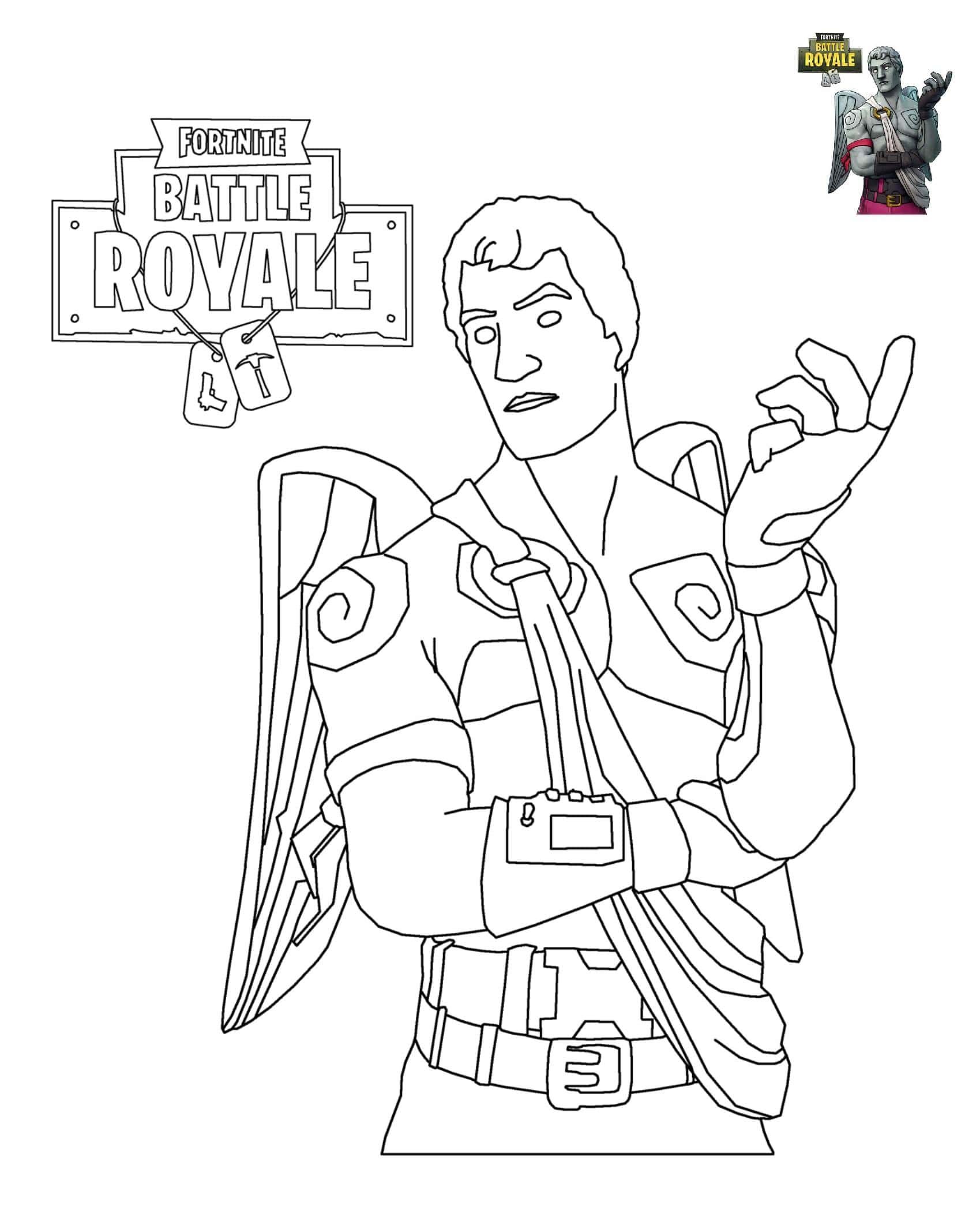 dibujos de fortnite para colorear - imagenes de fortnite personajes para dibujar