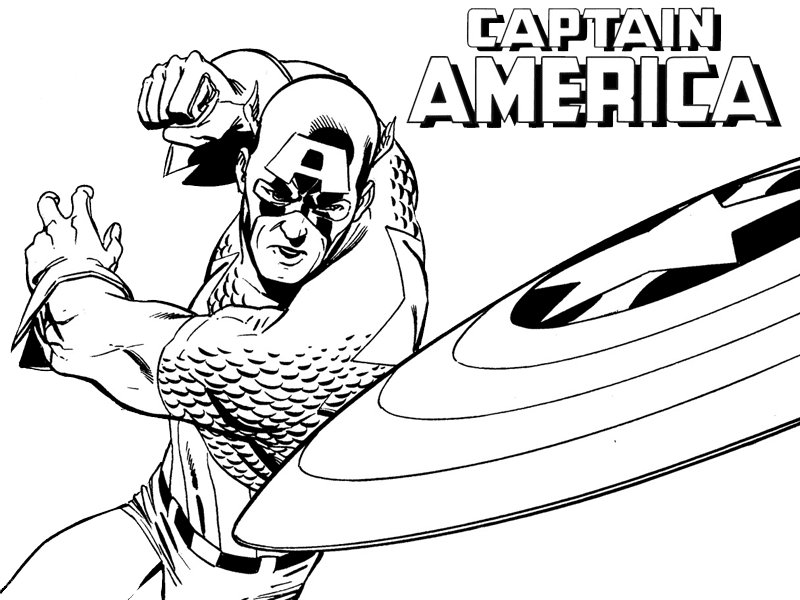 Dibujos De Capitán América Para Colorear Dibujos Para Colorear