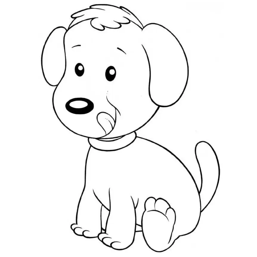 Dibujos de Perros Para Colorear - Dibujos Para Colorear 
