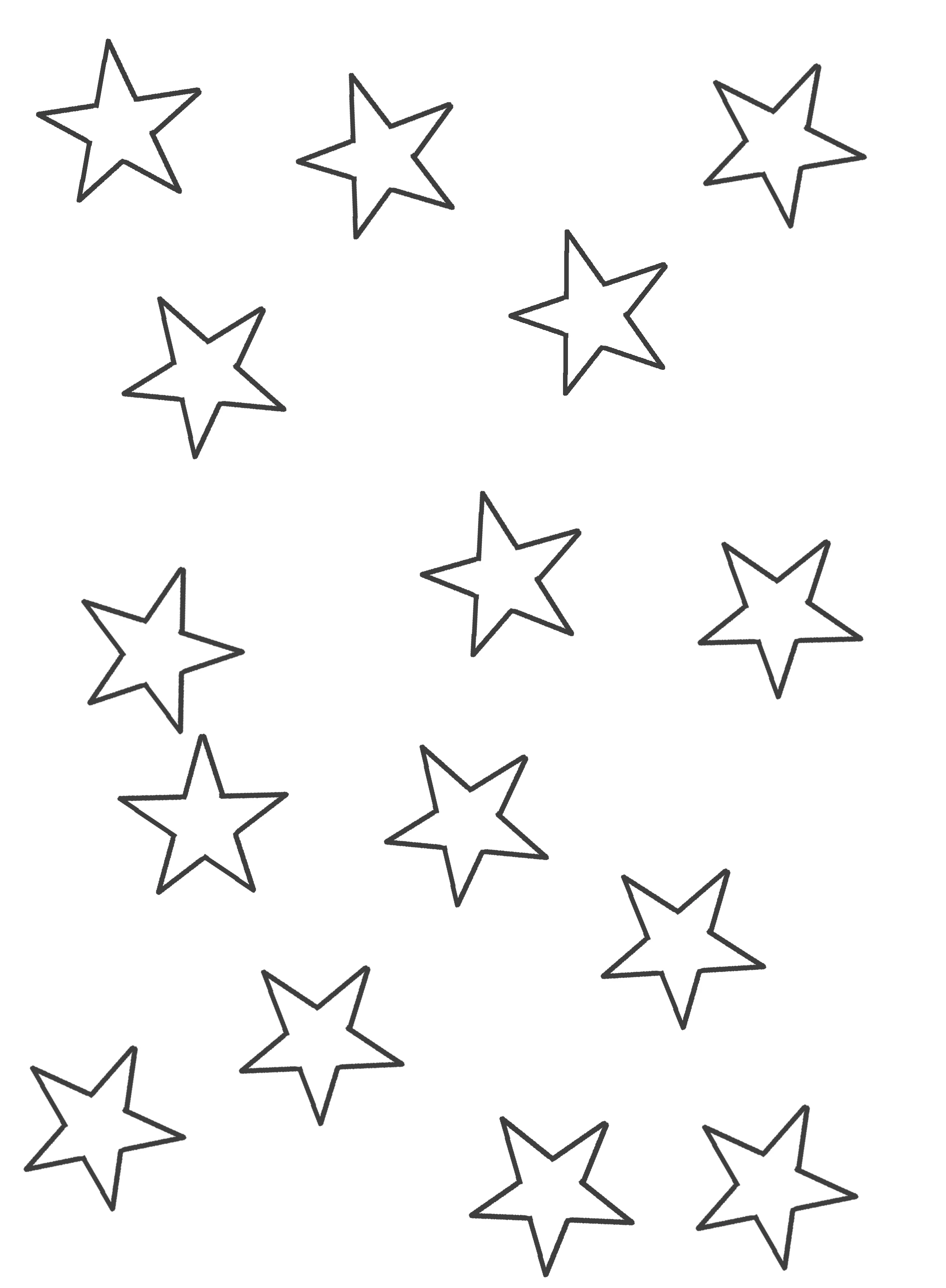 Dibujos de Estrellas para colorear - Dibujos Para Colorear 